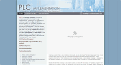 Desktop Screenshot of plcimplementation.com